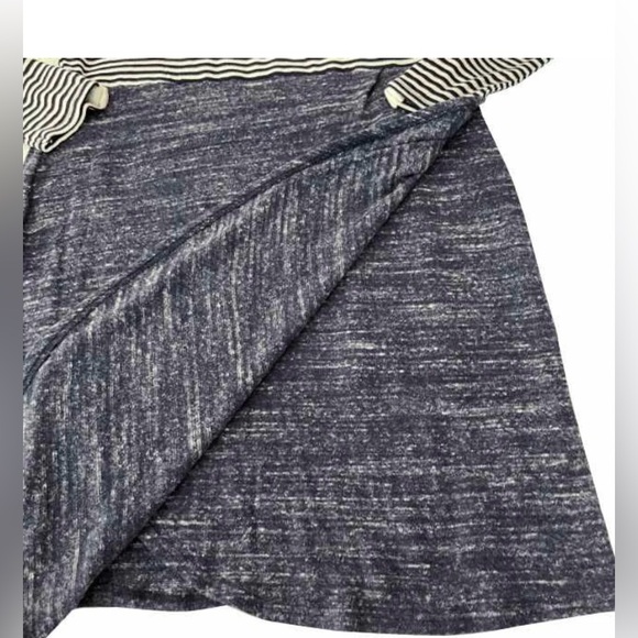Anthropologie Dolan Left Coast Collection Blue Striped Dress Tulip Skirt Small - Picture 6 of 7